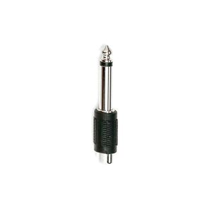 CONECTOR /ADAPTADOR  RCA MONO F -1/4'' MONO M PLASTICO  2641