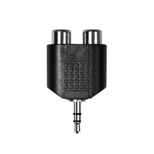 CONECTOR / ADAPTADOR 3.5MM STEREO M - 2x RCA F  2656