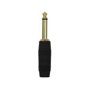 CONECTOR 1/4'' MONO PLUG NEGRO  CH-2306BSC