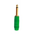 Conector-1-4---mono-plug-verde