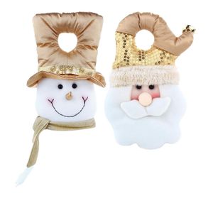 Santa/hd nieve p/colgar 30cm
