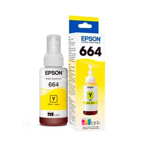 Botella Epson Stylus T664420 | Color Amarillo