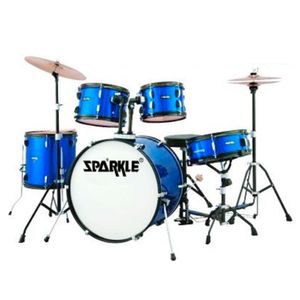 BATERIA SPARKLE COMPLETA 5PCS CON ASIENTO  MXC3012-MBL