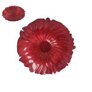 Plato Decorativo Concepts | Flor - Color Rojo