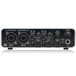 INTERFACE BEHRINGER DE SONIDO USB/2X2  96Khz/MIDAS  UMC202HD