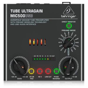 Preamplificador Behringer MIC500USB-UL | Color Negro