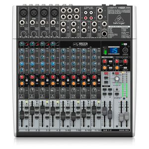 CONSOLA BEHRINGER DE 12CH/4XLR/4STEREO PLUG  X1622USB