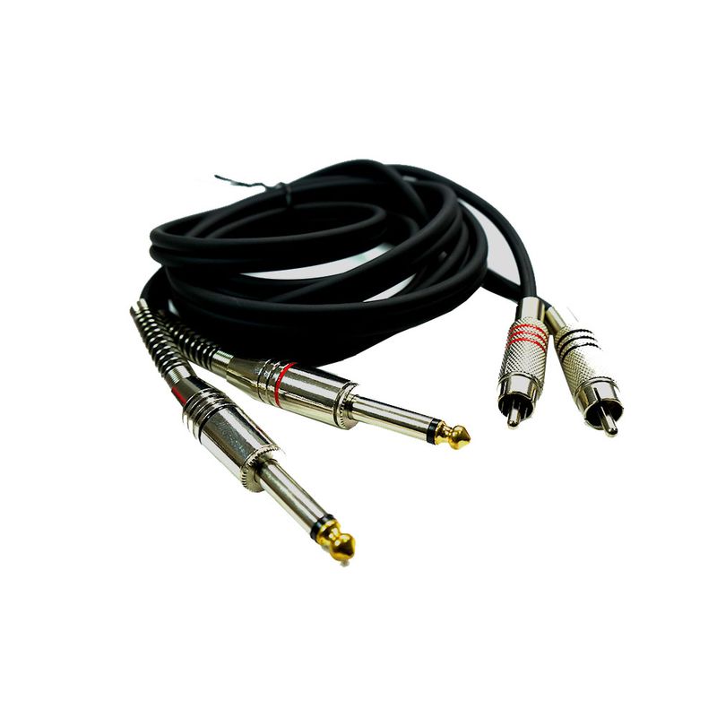 cable-para-instrumento-qbit-2rca-2x1-4-2mbk-color-negro
