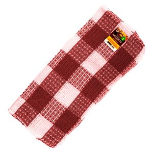 LIMPION DE COCINA CUADRICULADO ROJO  2STOC61