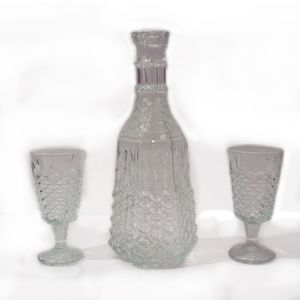 Whiskera de Vidrio con vasos 7PCs