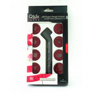 Juego de Moldes de Silicona para Masa de Azúcar 8PCs
