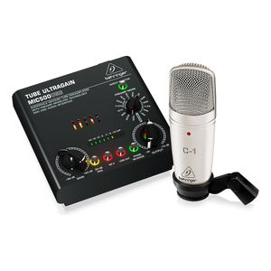 PAQUETE COMPLETO DE GRABACION CON MICROFONO DE CONDENSADOR DE ESTUDIO  VOICE STUDIO-UL