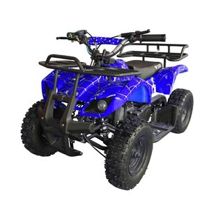 CUADRON SPORT SPIDER PARA NIÑOS A GASOLINA 49CC COLOR AZUL -SS50-1BL