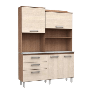 Kit de Cocina 4PC 3 cajones INOVARE color Noche Clara