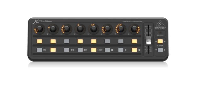 CONTROLADOR-X-TOUCH-MINI--USB-UNIVERSAL-ULTRACOMPACTO