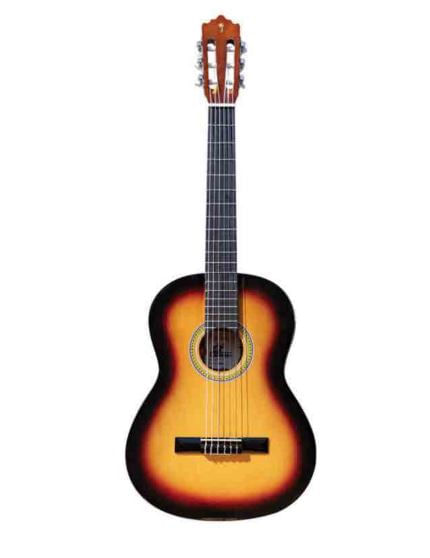 GUITARRA-PALMER-ELECTROCLASICA-39-PULG-VINTAGE-SUNBURST-CON-ESTUCHE