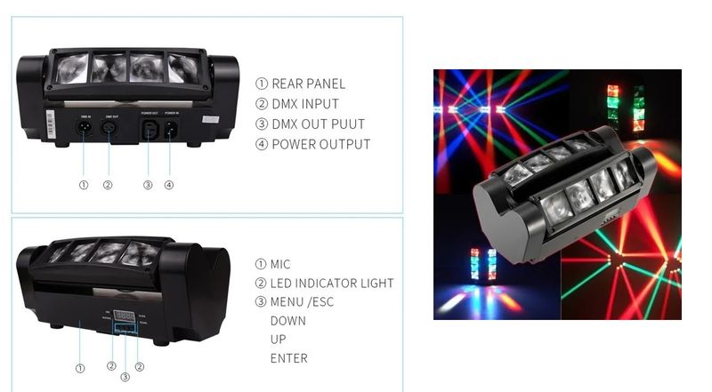 DOBLE-BARRA-LM30A-DJ-RGBW-LED-MOVIL-BEAM-8SPIDER