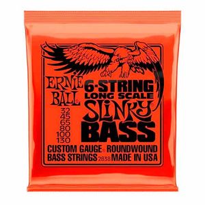 CUERDA ERNIE BALL BAJO 6 CUERDAS 032 - 130  2838