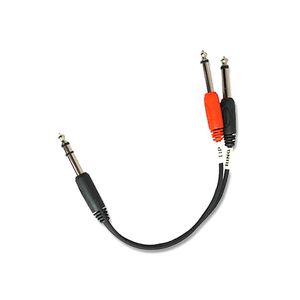 CABLE KIRLIN 1/4 pulg TRS M -2X 1/4 pulg pulg pulg pulg MONO M  YE336-015MBK
