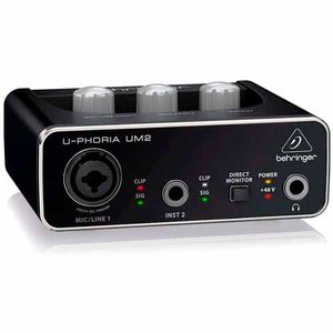INTERFACE BEHRINGER DE SONIDO USB/2X2 48khz/MIDAS  UM2