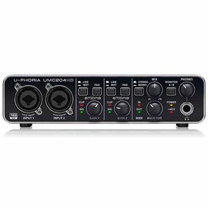 INTERFACE BEHRINGER DE SONIDO USB/2X4 96Khz/MIDAS  UMC204HD