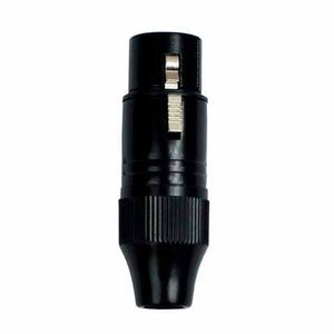 CONECTOR XLR F NEGRO  X-3018BG