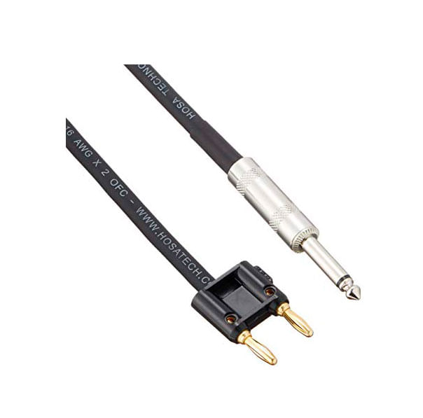 CABLE-KIRLIN-16AWG-1-4-pulg---BANANA-PLUG-10M-NEGRO--SBCV168-10MBK