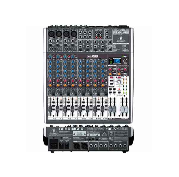 CONSOLA-BEHRINGER-DE-12CH-4XLR-4STEREO-PLUG--X1622USB