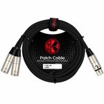 CABLE-KIRLIN-Y-XLR-F---2X-XLR-M-2M-NEGRO--Y303-2MBK