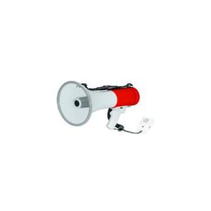 MEGAFONO ITALY AUDIO 20W USB/SIRENA/ C*8 ROJO Y BLANCO  MIC-25