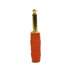 CONECTOR 1/4'' MONO PLUG NARANJA  CH-2306OSC