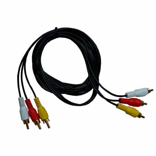 CABLE-3-PLUG-ESTEREO-3.5MM-A-3-RCA-JACK-6FT--1.83-MT.--NEGRO--AV110