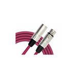 CABLE-KIRLIN-P-MICROFONO-FORRO-DE-TELA-XLR-M---XLR-F-6M-NEGRO-Y-ROJO--MWB220BG-6MBR