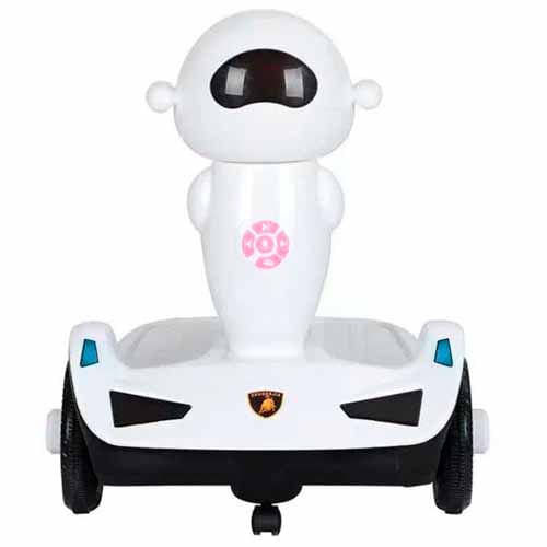 CARRO-A-BATERIA-COLOR-BLANCO-PARA-NINOS--PG-666WH