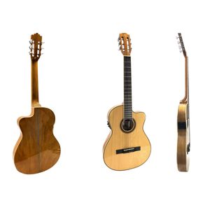 GUITARRA PALMER ELECTROCLASICA 39 PULG COLOR NATURAL/ CON ESTUCHE TANIA-CEQ-N
