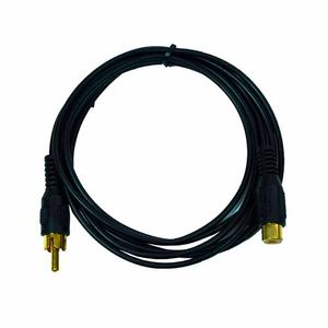 CABLE 1 PLUG RCA A 1 JACK RCA 6FT (1.83 MT.) NEGRO  AV-102