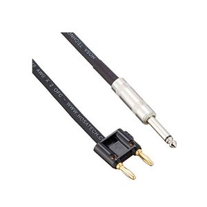 CABLE KIRLIN, 16AWG, 1/4 pulg - BANANA PLUG, 10M NEGRO  SBCV168-10MBK