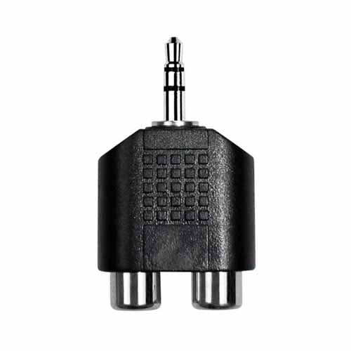 CONECTOR---ADAPTADOR-3.5MM-STEREO-M---2x-RCA-F--2656