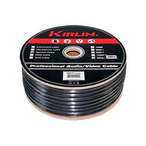 CABLE KIRLIN PARA PARLANTE 12AWG*2 A GRANEL SISTEMA 1 VIA VENTA POR METROS  SBC12-100MBK