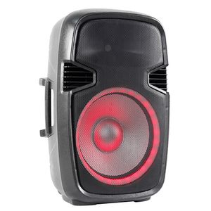 CAJA DE 15  pulgCON ILUMINCION RGB, MP3, BLUETOOTH, FM, USB  ELITE LED, LA RUMBERA CONFIABLE