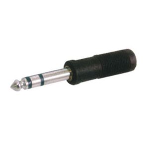 ADAPTADOR 6.35MM PLUG A 3.5MM JACK  AV224