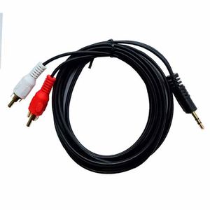 CABLE 2 PLUG RCA A 2 PLUG RCA NEGRO 6FT (1.83 MT)  AV-108