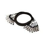 CABLE-MEDUSA-KIRLIN-24AWG-8CH-XLR-M---XLR-F--MT815-2MBK