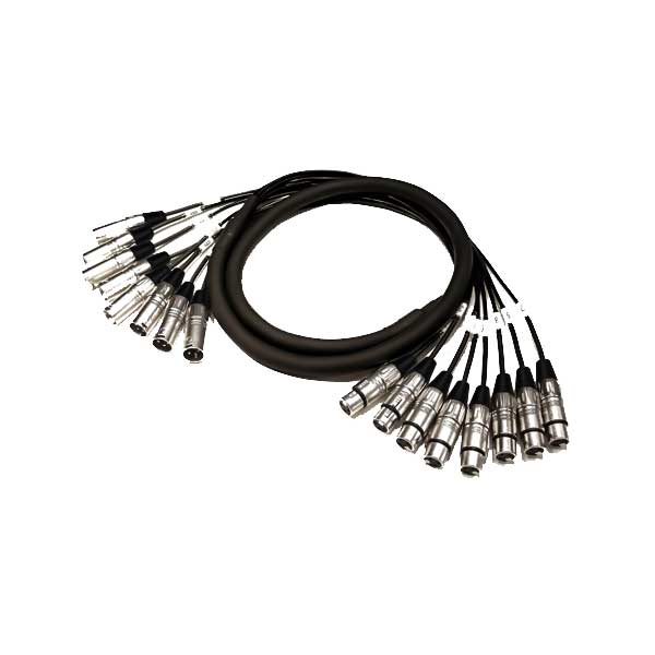 CABLE-MEDUSA-KIRLIN-24AWG-8CH-XLR-M---XLR-F--MT815-2MBK