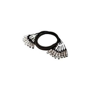 CABLE/MEDUSA KIRLIN 24AWG 8CH 1/4 pulg TRS PLUG - XLR M  MT811PR-2MBK