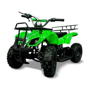 CUADRON SPORT SPIDER PARA NIÑOS A GASOLINA 49CC COLOR VERDE  SS50-1GR