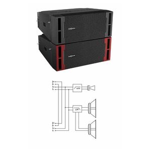LINE-ARRAY AUDIOCENTER 2 VIAS 12” DSP ACTIVO  K-LA212-DSP