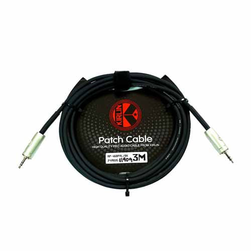 CABLE-KIRLIN-24AWG-3.5MM-TRS--SAME-3M-NEGRO--AP468PRL-3MBK