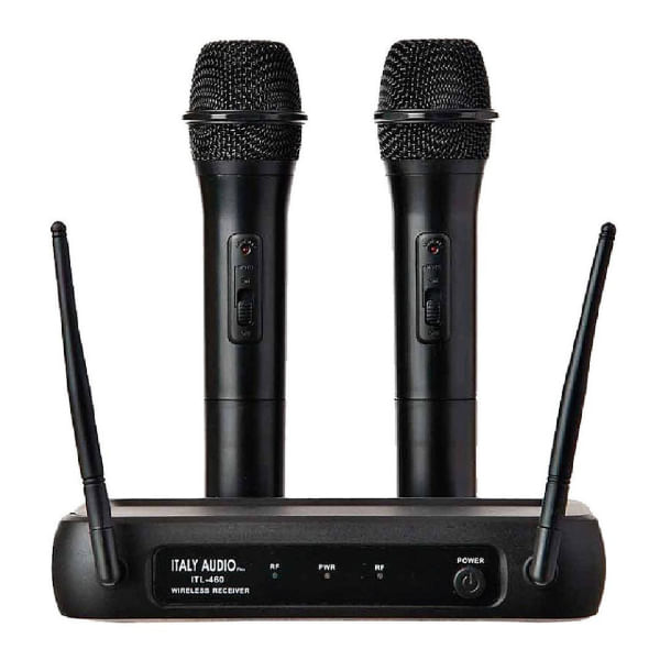 MICROFONO-ITALY-AUDIO-VHF-DUAL-CHANNEL-HANDHELD--ITL460