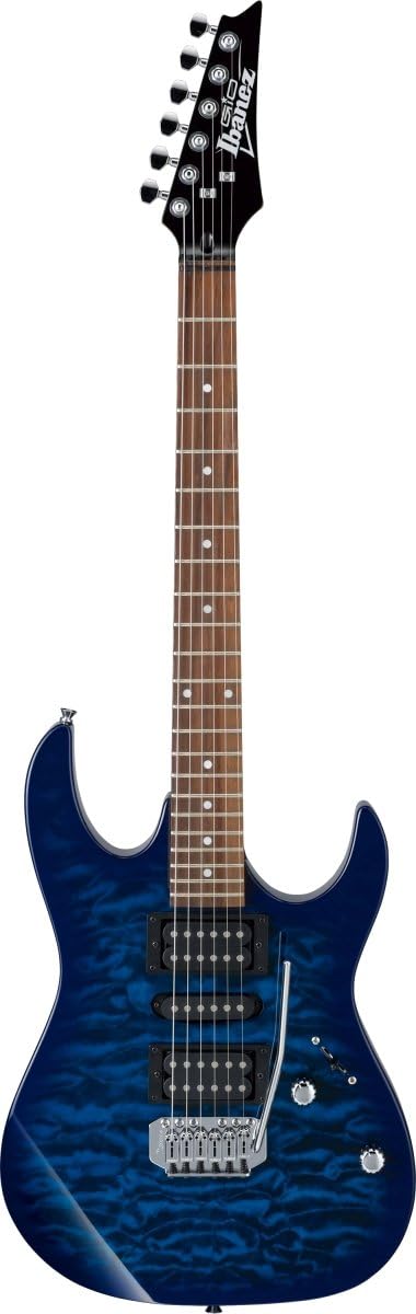 GUITARRA-ELECTRICA-IBANEZ-22-TRASTES-SEMI-FLOYD-TBB--GRX70QA-TBB